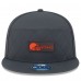 Бейсболка Cleveland Browns New Era Charcoal 2025 Sideline Cold Weather Split Panel 9FIFTY Snapback