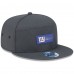 Бейсболка New York Giants New Era Charcoal 2025 Sideline Cold Weather Split Panel 9FIFTY Snapback