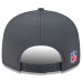 Бейсболка New York Giants New Era Charcoal 2025 Sideline Cold Weather Split Panel 9FIFTY Snapback