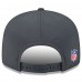Бейсболка Philadelphia Eagles New Era Charcoal 2025 Sideline Cold Weather Split Panel 9FIFTY Snapback