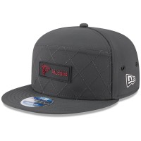 Бейсболка Atlanta Falcons New Era Charcoal 2025 Sideline Cold Weather Split Panel 9FIFTY Snapback