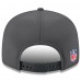 Бейсболка Atlanta Falcons New Era Charcoal 2025 Sideline Cold Weather Split Panel 9FIFTY Snapback