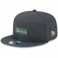 Бейсболка Green Bay Packers New Era Charcoal 2025 Sideline Cold Weather Split Panel 9FIFTY Snapback Бейсболка Green Bay Packers New Era Charcoal 2025 Sideline Cold Weather Split Panel 9FIFTY Snapback