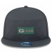 Бейсболка Green Bay Packers New Era Charcoal 2025 Sideline Cold Weather Split Panel 9FIFTY Snapback
