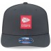 Бейсболка Kansas City Chiefs New Era Charcoal 2025 Sideline Cold Weather 9SEVENTY