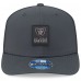 Бейсболка Las Vegas Raiders New Era Charcoal 2025 Sideline Cold Weather 9SEVENTY