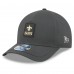 Бейсболка New Orleans Saints New Era Charcoal 2025 Sideline Cold Weather 9FORTY M-Crown