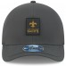 Бейсболка New Orleans Saints New Era Charcoal 2025 Sideline Cold Weather 9FORTY M-Crown