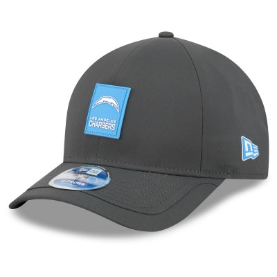 Бейсболка Los Angeles Chargers New Era Charcoal 2025 Sideline Cold Weather 9FORTY M-Crown