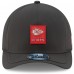Бейсболка Kansas City Chiefs New Era Charcoal 2025 Sideline Cold Weather 9FORTY M-Crown