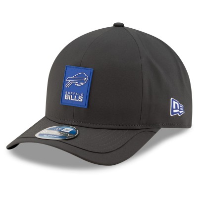 Бейсболка Buffalo Bills New Era Charcoal 2025 Sideline Cold Weather 9FORTY M-Crown