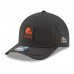 Бейсболка Cleveland Browns New Era Charcoal 2025 Sideline Cold Weather 9FORTY M-Crown