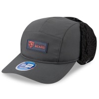 Бейсболка Chicago Bears New Era Charcoal 2025 Sideline Cold Weather Runner Dog Ear
