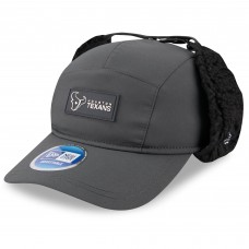 Бейсболка Houston Texans New Era Charcoal 2025 Sideline Cold Weather Runner Dog Ear