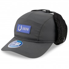 Бейсболка Indianapolis Colts New Era Charcoal 2025 Sideline Cold Weather Runner Dog Ear