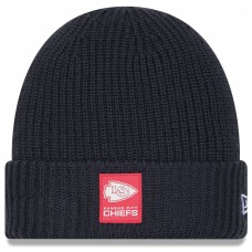 Kansas City Chiefs New Era Charcoal 2025 Sideline Cold Weather Cuffed Knit Hat