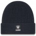 Las Vegas Raiders New Era Charcoal 2025 Sideline Cold Weather Cuffed Knit Hat Las Vegas Raiders New Era Charcoal 2025 Sideline Cold Weather Cuffed Knit Hat