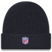 Los Angeles Chargers New Era Charcoal 2025 Sideline Cold Weather Cuffed Knit Hat