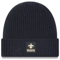 New Orleans Saints New Era Charcoal 2025 Sideline Cold Weather Cuffed Knit Hat