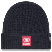 San Francisco 49ers New Era Charcoal 2025 Sideline Cold Weather Cuffed Knit Hat