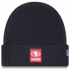 San Francisco 49ers New Era Charcoal 2025 Sideline Cold Weather Cuffed Knit Hat