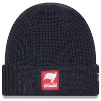Tampa Bay Buccaneers New Era Charcoal 2025 Sideline Cold Weather Cuffed Knit Hat