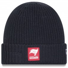 Tampa Bay Buccaneers New Era Charcoal 2025 Sideline Cold Weather Cuffed Knit Hat