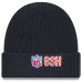 Chicago Bears New Era Charcoal 2025 Sideline Cold Weather Cuffed Knit Hat