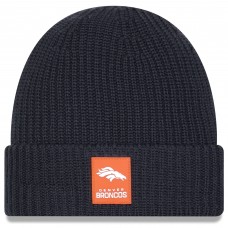 Denver Broncos New Era Charcoal 2025 Sideline Cold Weather Cuffed Knit Hat Denver Broncos New Era Charcoal 2025 Sideline Cold Weather Cuffed Knit Hat