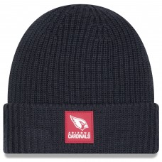 Arizona Cardinals New Era Charcoal 2025 Sideline Cold Weather Cuffed Knit Hat