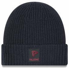 Atlanta Falcons New Era Charcoal 2025 Sideline Cold Weather Cuffed Knit Hat