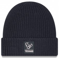Houston Texans New Era Charcoal 2025 Sideline Cold Weather Cuffed Knit Hat