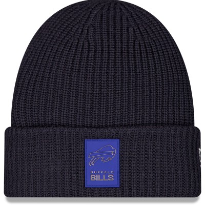 Buffalo Bills New Era Charcoal 2025 Sideline Cold Weather Cuffed Knit Hat