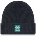 New York Jets New Era Charcoal 2025 Sideline Cold Weather Cuffed Knit Hat