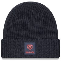 Chicago Bears New Era Charcoal 2025 Sideline Cold Weather Cuffed Knit Hat