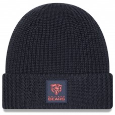 Chicago Bears New Era Charcoal 2025 Sideline Cold Weather Cuffed Knit Hat