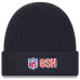 Chicago Bears New Era Charcoal 2025 Sideline Cold Weather Cuffed Knit Hat