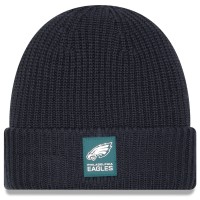Philadelphia Eagles New Era Charcoal 2025 Sideline Cold Weather Cuffed Knit Hat