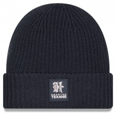 Houston Texans New Era Charcoal 2025 Sideline Cold Weather H-Town Cuffed Knit Hat