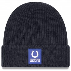 Indianapolis Colts New Era Charcoal 2025 Sideline Cold Weather Cuffed Knit Hat