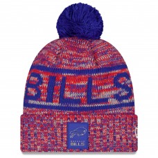 Шапка с помпоном Buffalo Bills New Era Red 2025 Sideline Cold Weather