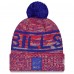 Шапка с помпоном Buffalo Bills New Era Red 2025 Sideline Cold Weather