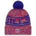 Шапка с помпоном Buffalo Bills New Era Red 2025 Sideline Cold Weather