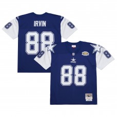 Джерси Dallas Cowboys Michael Irvin Mitchell & Ness Navy 1995 Legacy Replica