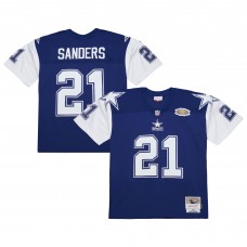 Джерси Dallas Cowboys Deion Sanders Mitchell & Ness Navy 1995 Legacy Replica