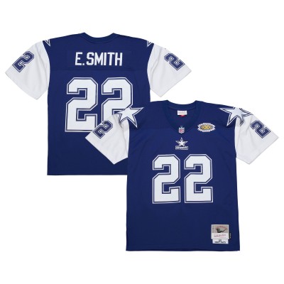 Джерси Dallas Cowboys Emmitt Smith Mitchell & Ness Navy 1995 Legacy Replica