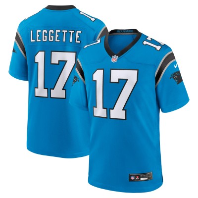 Игровая джерси Carolina Panthers Xavier Legette Nike Blue Alternate Game