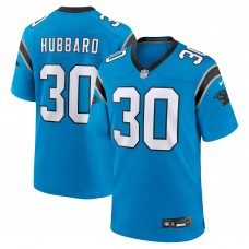 Игровая джерси Carolina Panthers Chuba Hubbard Nike Blue Alternate Game