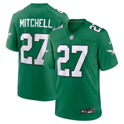 Quinyon Mitchell Philadelphia Eagles Nike Alternate Game Jersey -  Kelly Green