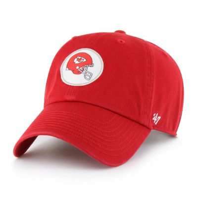 Бейсболка Kansas City Chiefs 47 Red Hard Clean Up